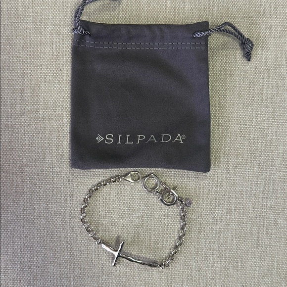 Silpada Jewelry - Silpada In Good Faith Cross Bracelet .925 Sterling Silver B2896